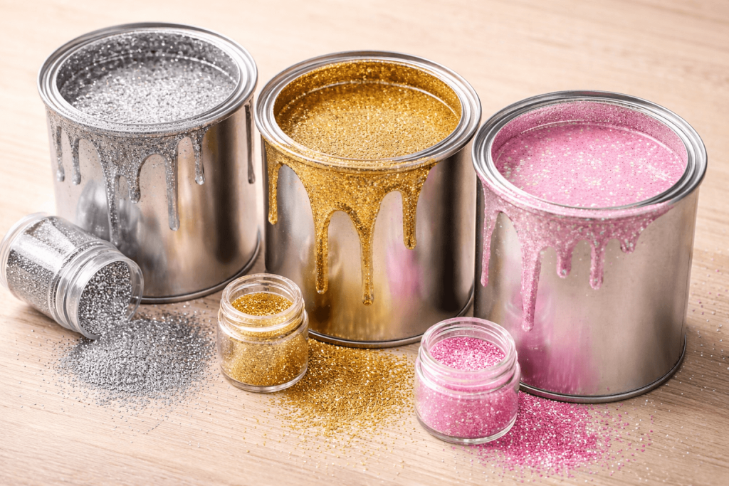 Simli Duvar Boyama Boya Icine Sim Katma Yontemi