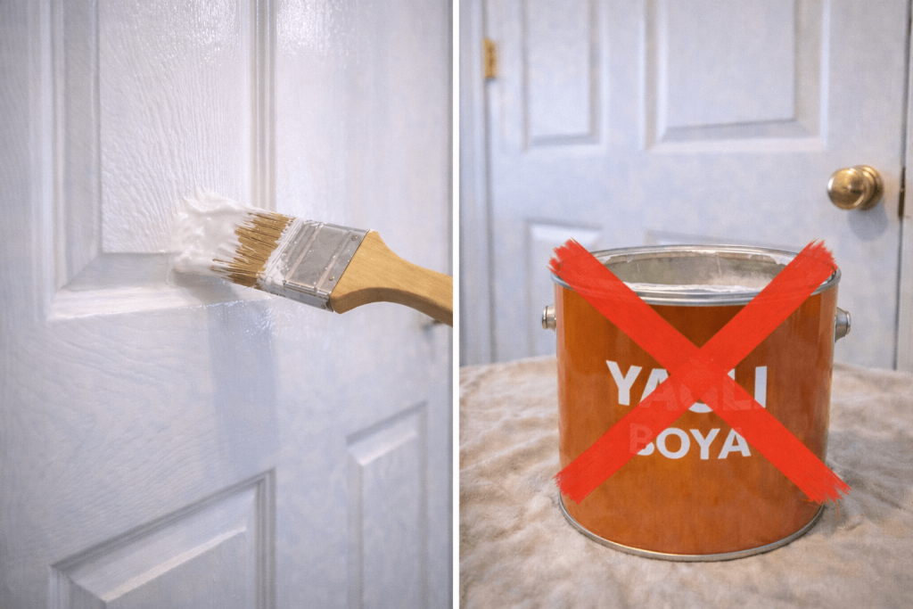 Amerikan kapı neyle boyanır Amerikan kapi yagli boya ile boyanir mi