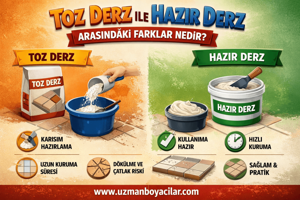 Toz Derz ile Hazir Derz Arasindaki Farklar