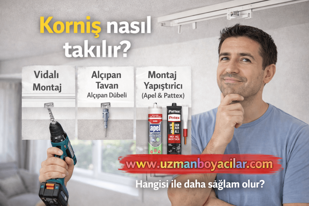 Korniş nasıl takılır